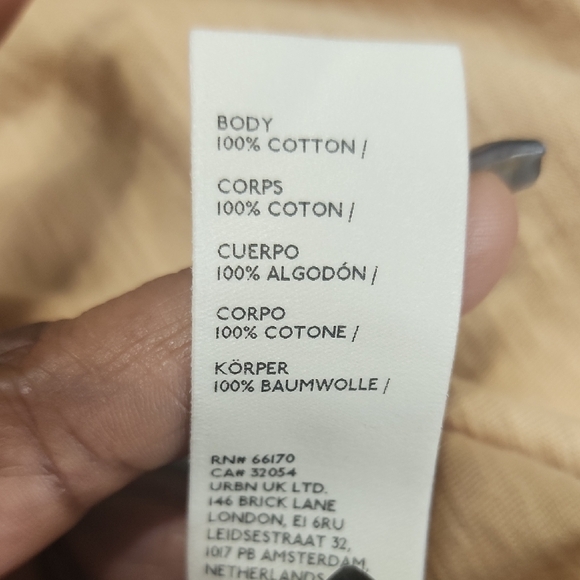 #23...We The Free...NWT... Beige Casual Long Sleeve Top...Medium...Mens - Picture 5 of 6